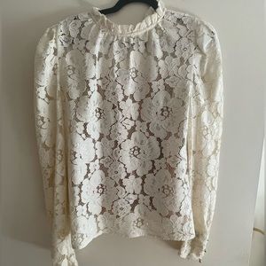 Wayf Lace-Detailed Blouse